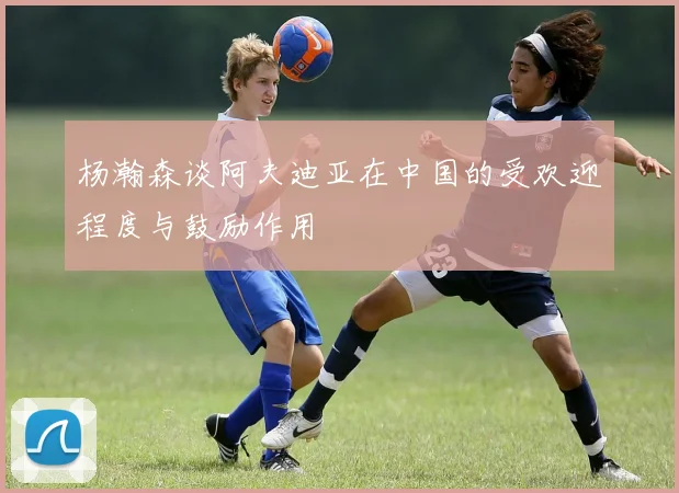 杨瀚森谈阿夫迪亚在中国的受欢迎程度与鼓励作用